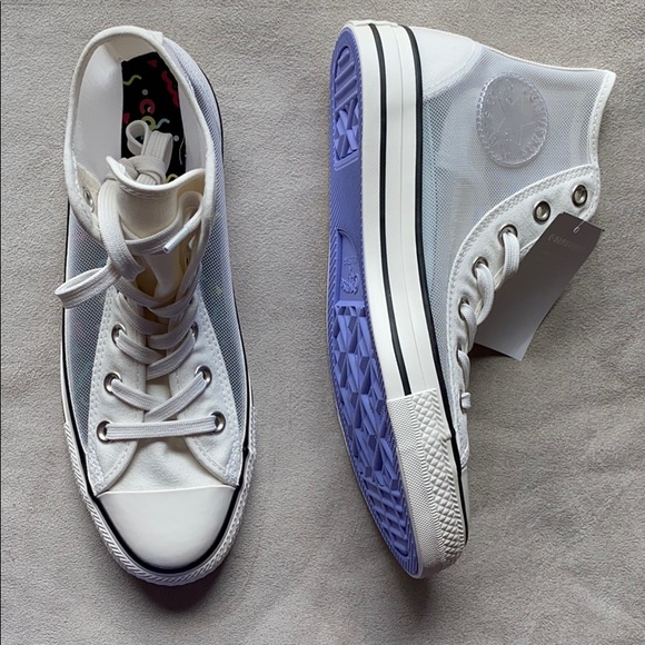 chuck taylor all star see thru high top